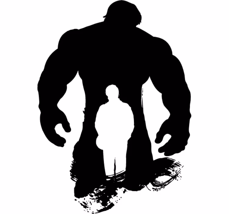 Roleta z superbohaterami dekoracyjna sylwetka - TenStickers