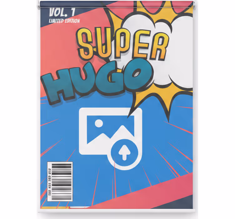 Roleta z superbohaterami w stylu komiksu - TenStickers