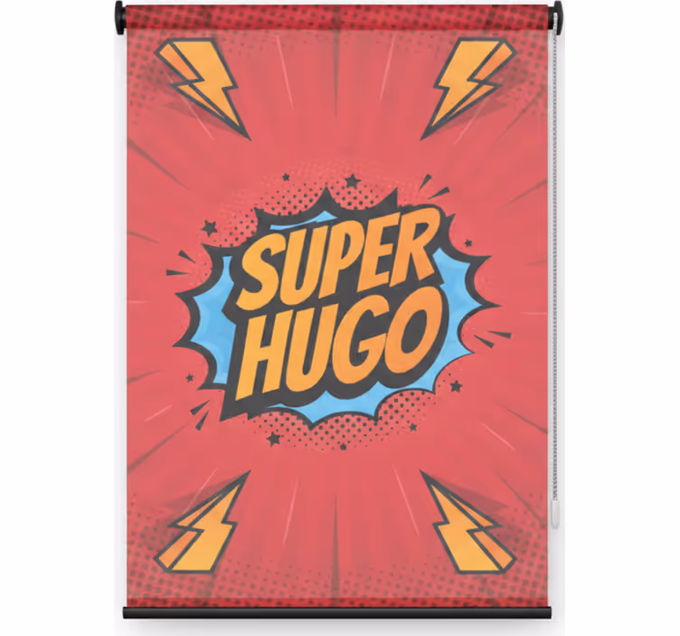 Roleta z superbohaterami w stylu superbohaterów - TenStickers
