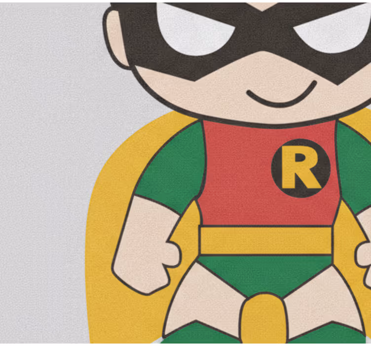 Roleta z superbohaterami robin na pokładzie - TenStickers