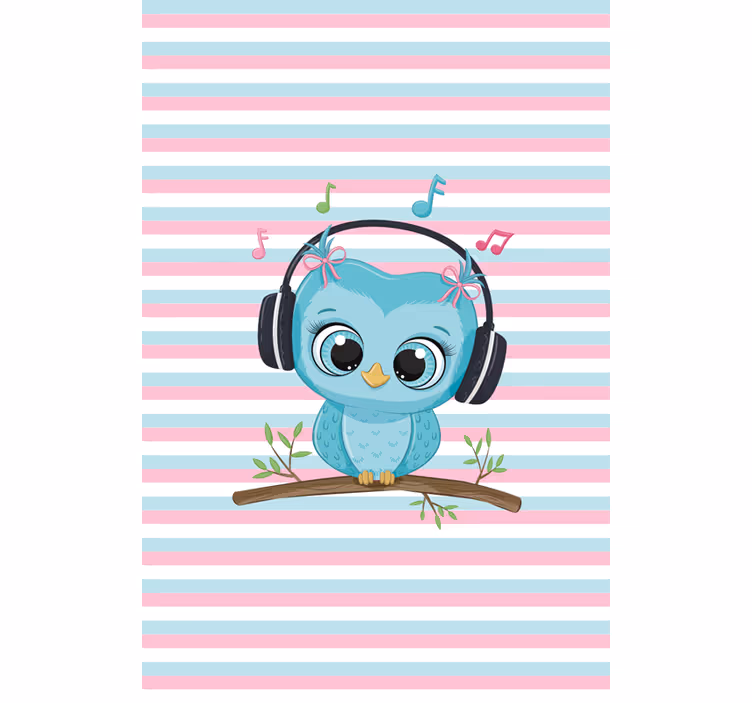 Roleta dla dzieci Muzyczna sowa - TenStickers