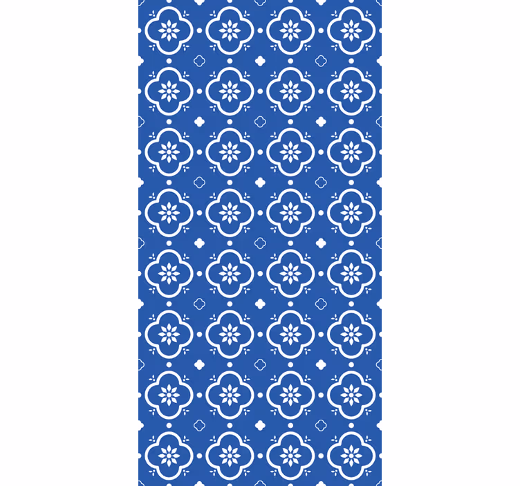 Rolety w tekstury i wzory Granatowe płytki - TenStickers