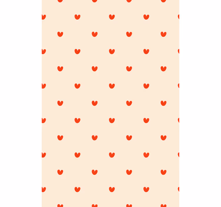 Romantyczna roleta prostota wzoru serca - TenStickers