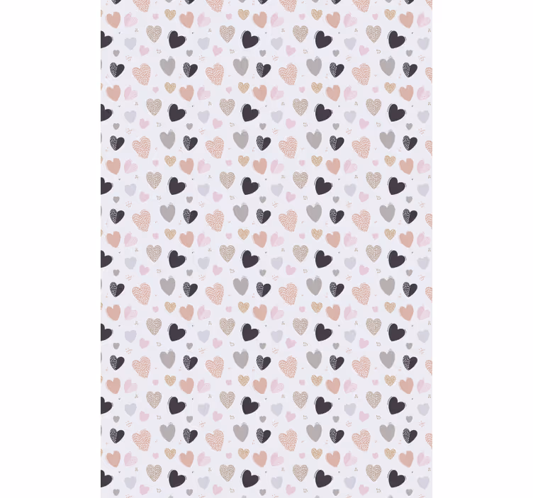 Romantyczna roleta pastelowy wzór - TenStickers