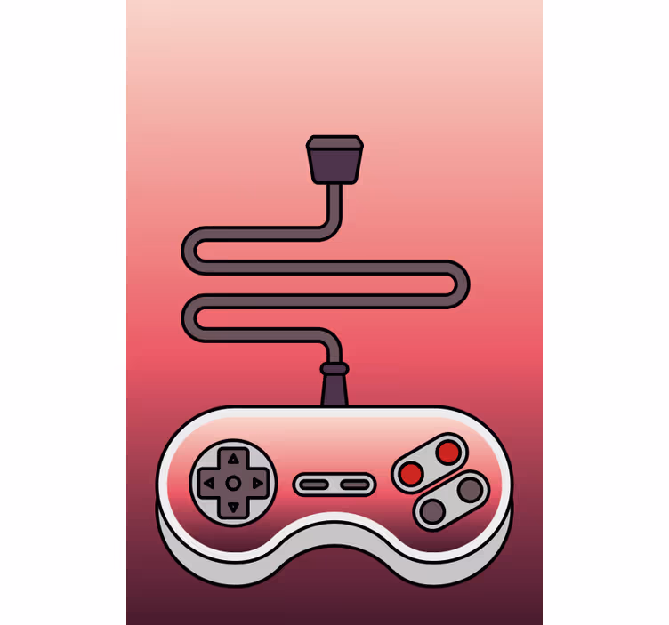 Zwariowana roleta czerwony kontroler - TenStickers