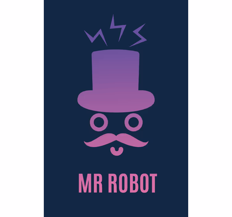 Zwariowana roleta pan robota - TenStickers