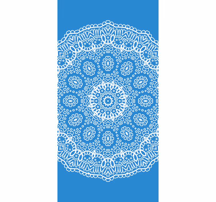 Roleta z rysunkami wzór koronki mandali - TenStickers