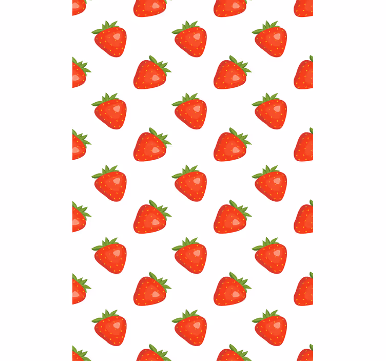 Roleta w owoce i warzywa z motywem truskawki - TenStickers