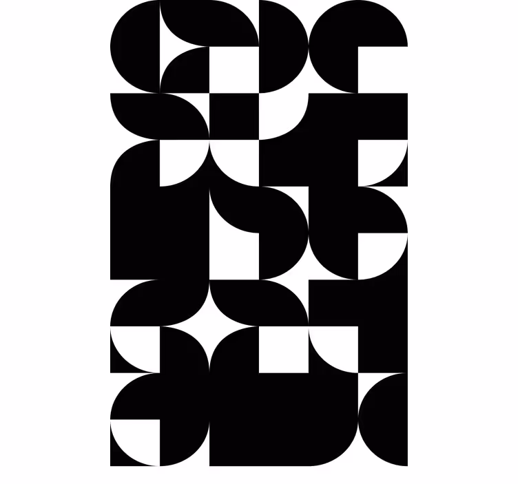 Nowoczesna roleta energetyczne geometryczne układy - TenStickers