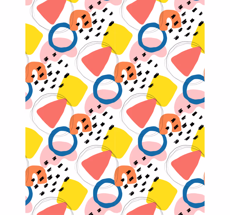 Nowoczesna roleta dziwaczne wzory geometryczne - TenStickers