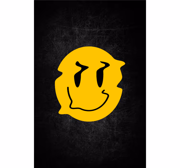 Zwariowana roleta projekt uśmiechniętej buźki - TenStickers