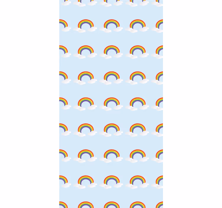 Roleta dla dzieci tęcze wiwatują - TenStickers