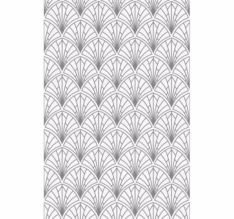 Elegancka roleta wzór w stylu art déco w kolorze szarym - TenStickers