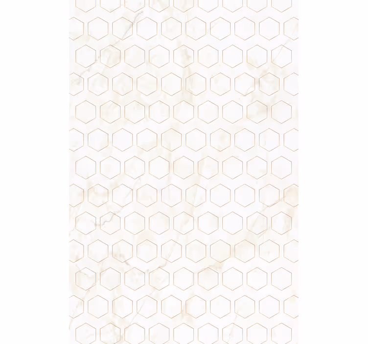 Roleta w tekstury i wzory geometryczny wzór sześciokątny - TenStickers