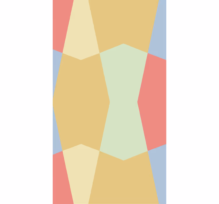 Roleta Jednokolorowa pastele geometryczne - TenStickers