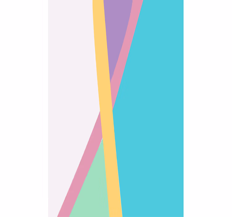 Nowoczesna roleta geometryczne kolorowe wzory - TenStickers