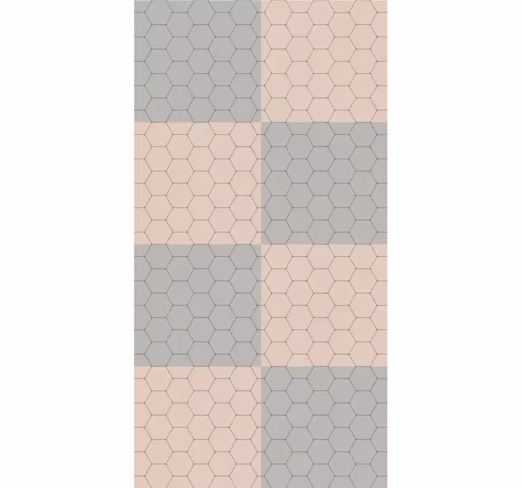 Elegancka roleta bloki o wzorze sześciokątnym - TenStickers