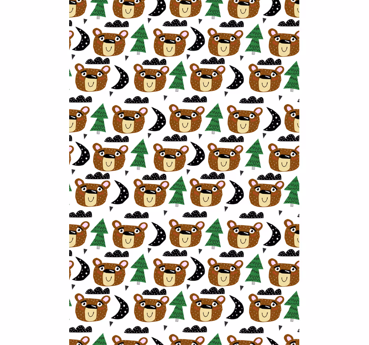 Roleta dla dzieci z wzorem małych misiów - TenStickers