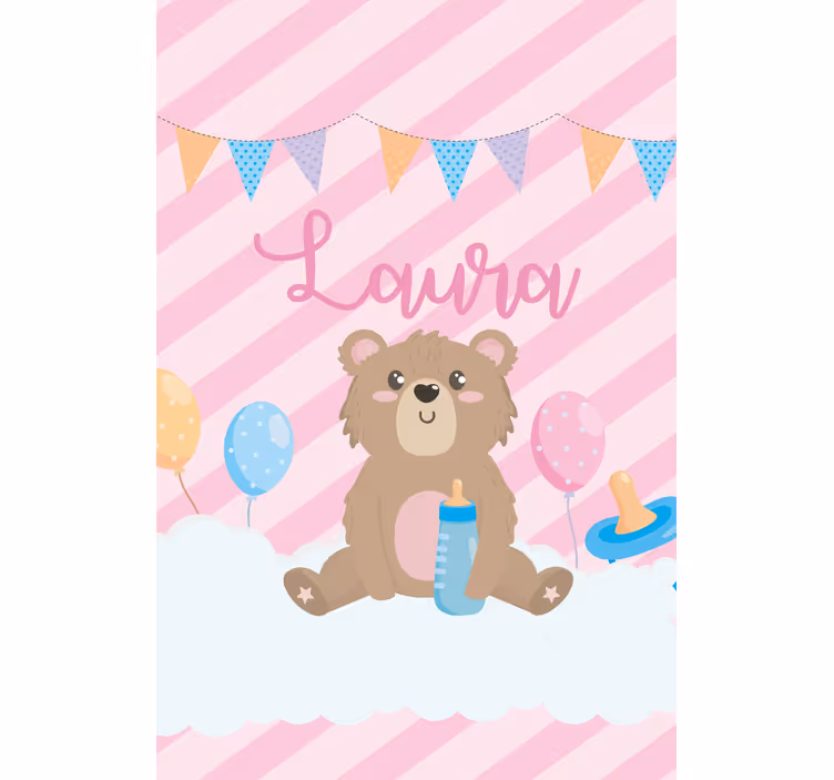 Roleta na zamówienie święto misia - TenStickers