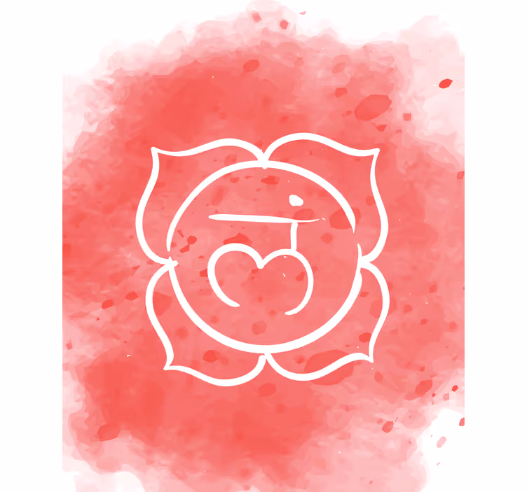 Romantyczna roleta emblemat miłości wiśni - TenStickers