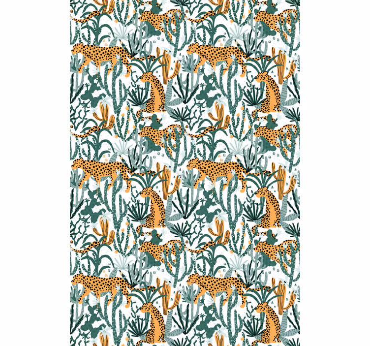 Roleta w zwierzęta flora i fauna safari - TenStickers