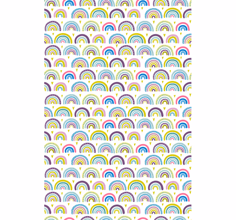 Roleta kolorowe wzory tęczy - TenStickers
