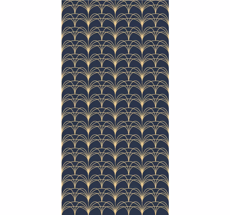 Elegancka roleta złote łuki - TenStickers