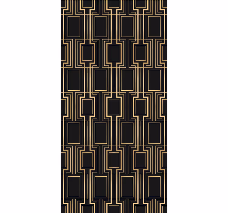 Elegancka roleta motyw linii geometrycznej - TenStickers
