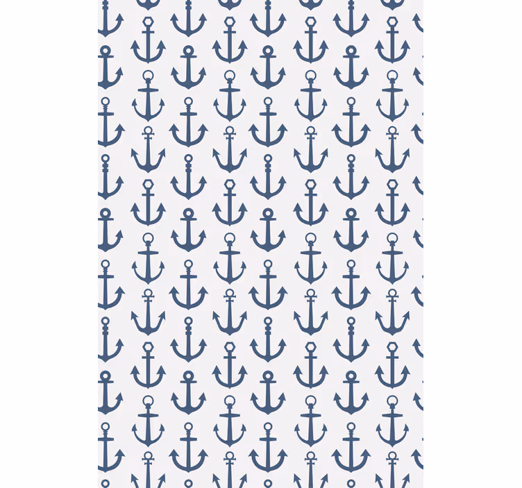Roleta wzór kotwicy morskiej - TenStickers