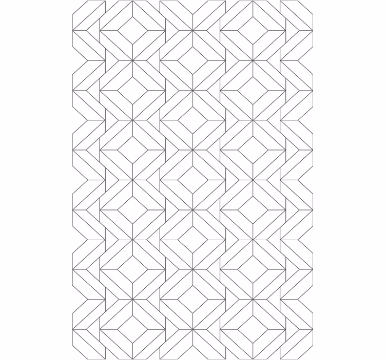Nowoczesna roleta bloki figur geometrycznych - TenStickers