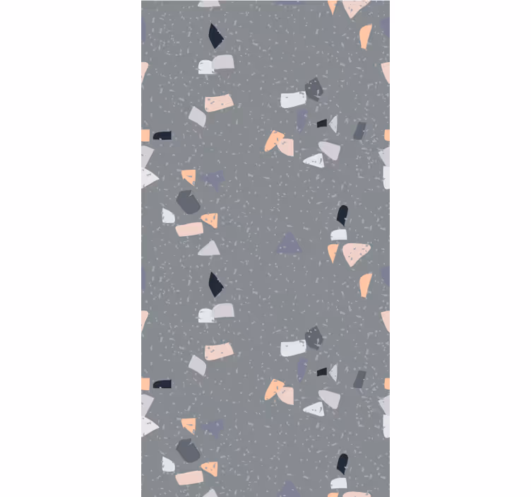 Roleta w tekstury i wzory szary terrazzo - TenStickers
