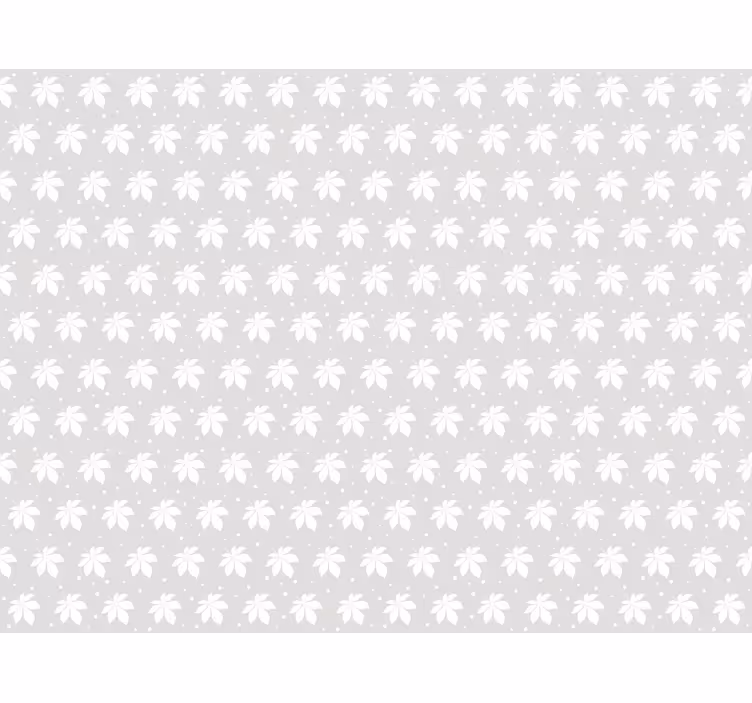 Roleta z kwiatami i roślinami w delikatny wzór - TenStickers
