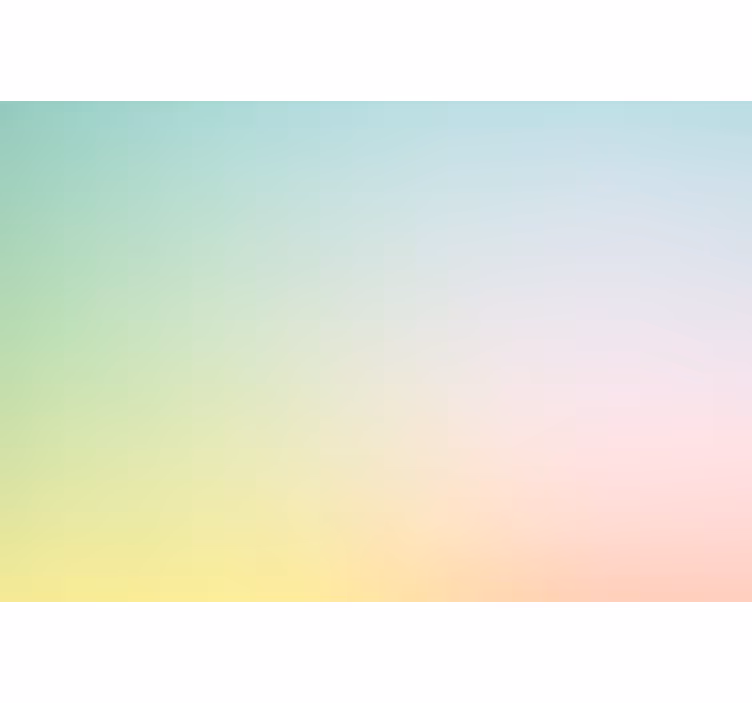 Roleta z rysunkami łagodny gradient spokoju - TenStickers