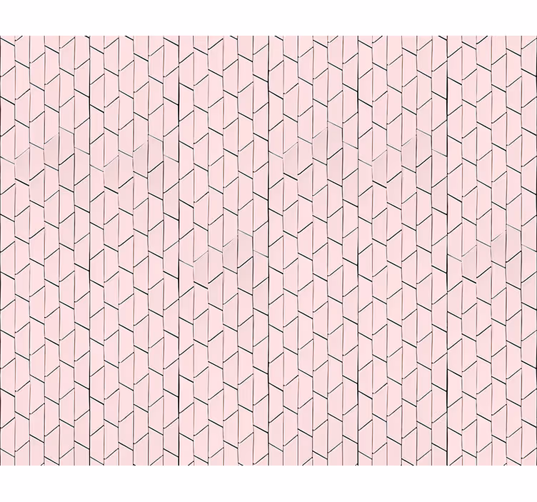 Roleta w tekstury i wzory różowy geometryczny wzór - TenStickers