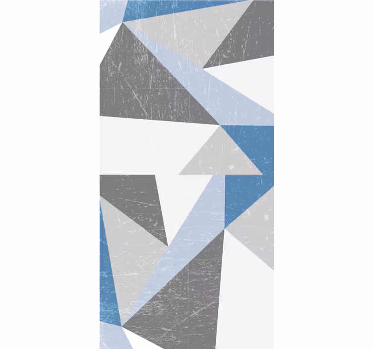 Nowoczesna roleta sztuka kształtów geometrycznych - TenStickers
