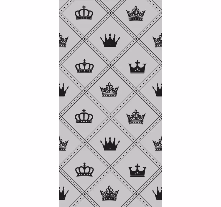 Elegancka roleta w korony - TenStickers