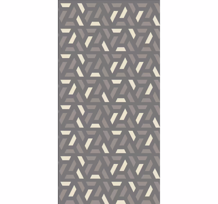 Nowoczesna roleta geometryczny wzór neutralny - TenStickers