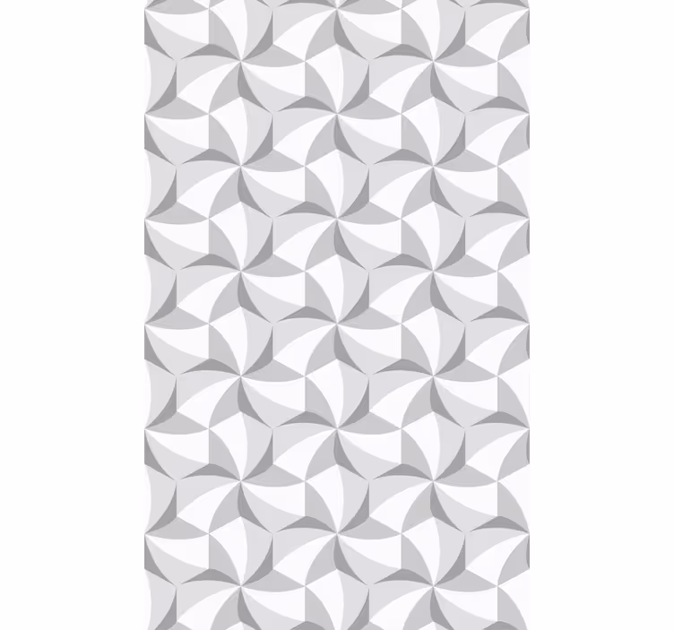Nowoczesna roleta geometryczny szary motyw - TenStickers