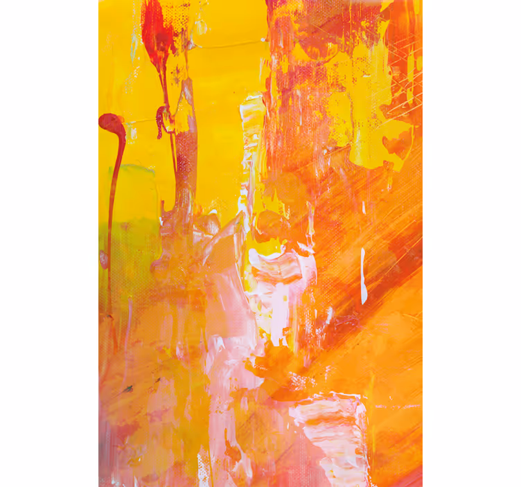 Roleta w tekstury i wzory w pomarańczowe abstrakcje - TenStickers