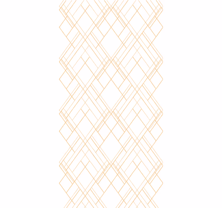 Elegancka roleta w geometryczne złote linie - TenStickers