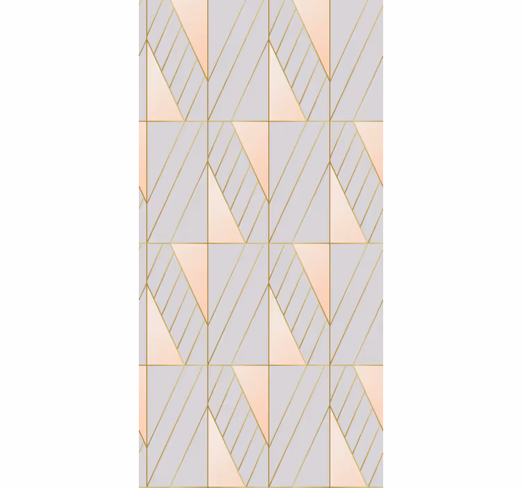Nowoczesna roleta linie wzorzyste geometryczne - TenStickers