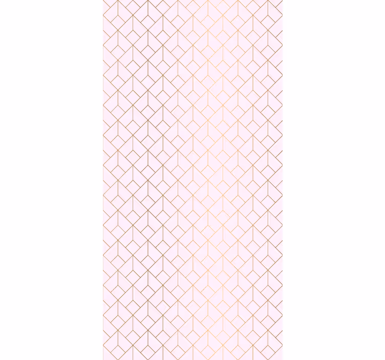 Elegancka roleta układ w stylu geometrycznym - TenStickers