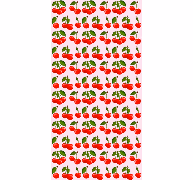 Roleta do kuchni wzór czerwonej wiśni - TenStickers