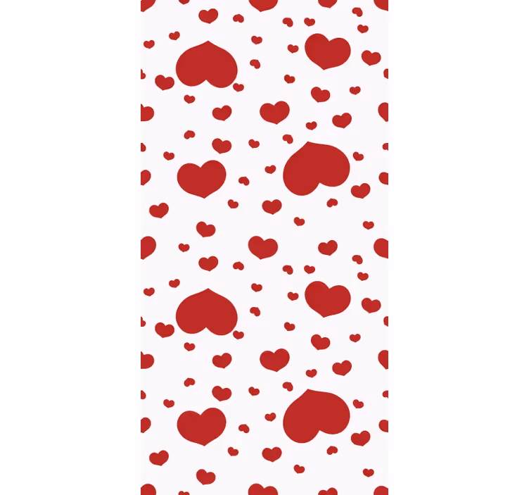 Romantyczna roleta dekoracja w kształcie serca - TenStickers