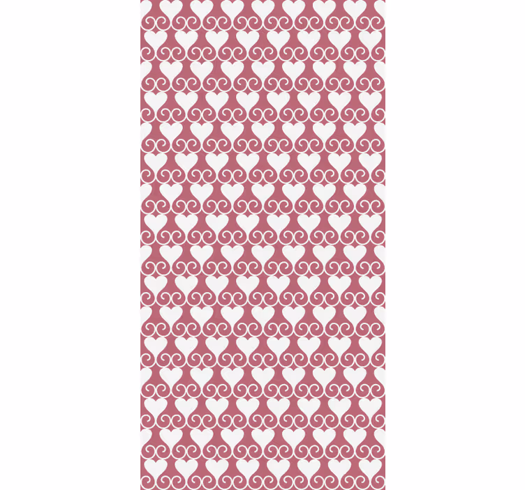 Romantyczna roleta serca i wiry - TenStickers