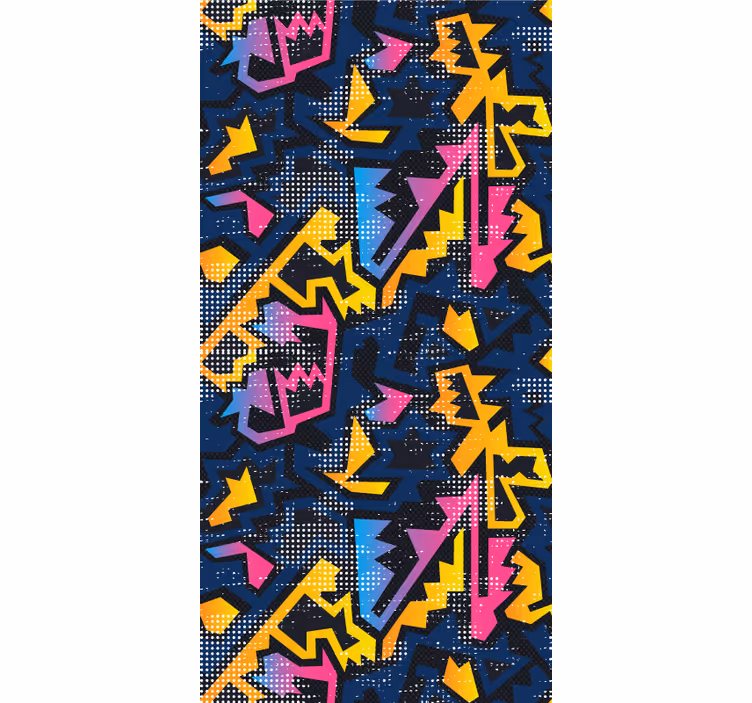 Roleta młodzieżowa Geometryczne graffiti - TenStickers
