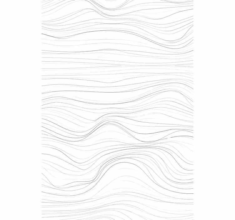 Elegancka roleta minimalistyczny wzór w delikatne fale - TenStickers