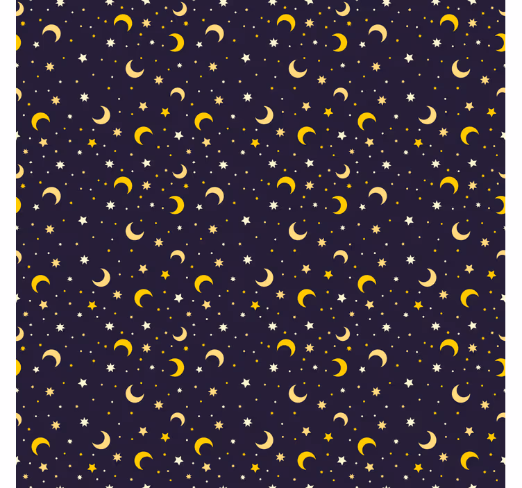 Roleta dla dzieci wzór gwiazd nocnych - TenStickers