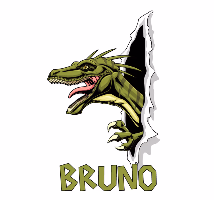 Roleta z dinozaurami raptor jurajski - TenStickers