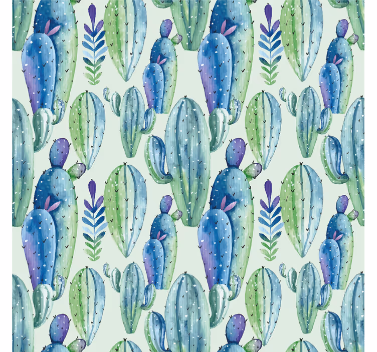 Roleta w kaktusy styl botaniczny - TenStickers